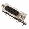 3-106506-2 - CONN D-SUB RCPT 15POS R/A SLDR