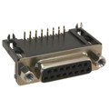 183-015-213R541 - CONN D-SUB RCPT 15POS R/A SLDR