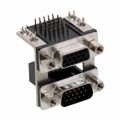 L17H2J70131 - CONN D-SUB PLUG/RCPT 15P R/A SLD