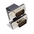K42X-E9P/P-A4N - CONN D-SUB PLUG 9POS R/A SLDR