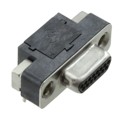 0836129022 - CONN MICRO-D PLUG 15POS R/A SLDR