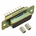 M24308/23-8F - CONN DSUB RCPT 15POS PNL MNT SLD