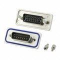 15-000423 - CONN D-SUB PLUG 15P PNL MNT SLDR