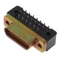 MDM-21SCBR - CONN MICRO-D RCPT 21POS R/A SLDR