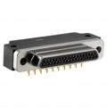 MDM-37PCBR-A174-F222 - CONN MICRO-D PLUG 37POS R/A SLDR