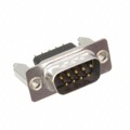 DE09-PE-1-BL - CONN D-SUB PLUG 9POS VERT SLDR