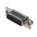 K85X-AA-15S-K - CONN DSUB RCPT 15P VERT SLDR CUP