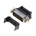 L17DAFRCA15P - CONN D-SUB PLUG 15POS IDC