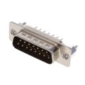 K85X-AD-15P-BR - CONN D-SUB PLUG 15POS VERT SLDR