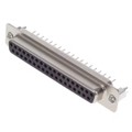 K85X-CD-37S-BR - CONN D-SUB RCPT 37POS VERT SLDR