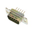 DEM09P300 - CONN D-SUB PLUG 9POS VERT SLDR