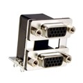K42X-E15S/S-A4NJ30 - CONN D-SUB HD RCPT 15P R/A SLDR