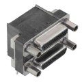 0836199011 - CONN MICRO-D PLUG 25POS R/A SLDR