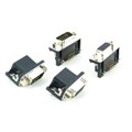 7916-78FBC00A - HD D-SUB RIGHT ANGLE DIP, FEMALE