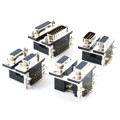 7936-25MMH2A - D-SUB DOUBLE PORT RIGHT ANGLE, 2