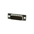 DA15-PD - CONN D-SUB PLUG 15POS SLDR CUP