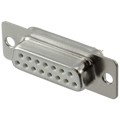 40-9715S - CONN D-SUB RCPT 15POS SLDR CUP