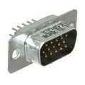 L717HDE15POL2 - CONN D-SUB HD PLUG 15P VERT SLDR