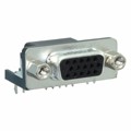 L77HDE15SD1CH4F - CONN D-SUB HD RCPT 15P R/A SLDR
