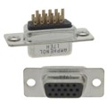 17EHD-015-S-AA-0-00 - CONN D-SUB HD RCPT 15P SLDR CUP