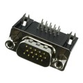 10090926-P154VLF - CONN D-SUB HD PLUG 15P R/A SLDR