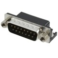 L717SDA15PA4CH4F - CONN D-SUB PLUG 15POS R/A SLDR