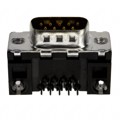 D09P13A4GL00LF - CONN D-SUB PLUG 9POS R/A SLDR