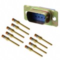 DEMAM-9P - CONN D-SUB PLUG 9P PNL MT CRIMP