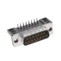 D15P33E4PA00LF - CONN D-SUB PLUG 15POS R/A SLDR