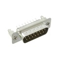 DA15-PT-1-BL - CONN D-SUB PLUG 15POS VERT SLDR