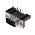 L717SDE09P1ACH3R - CONN D-SUB PLUG 9POS R/A SLDR