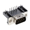 L717SDE09P1ACH - CONN D-SUB PLUG 9POS R/A SLDR