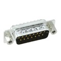 L717SDA15PVFC309 - CONN D-SUB PLUG 15POS SLDR CUP