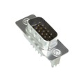 L717HDEH15POL2RM5 - CONN D-SUB HD PLUG 15P VERT SLDR