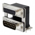 ASUB-277-15TP25 - CONN D-SUB PLUG/RCPT 15P R/A SLD