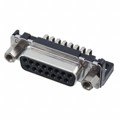 09662527613 - CONN D-SUB RCPT 15POS R/A SLDR