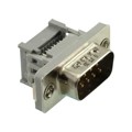 09661286702 - CONN D-SUB PLUG 9POS PNL MNT IDC