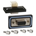 A-HDF 15 AA-WP - CONN D-SUB HD RCPT 15P R/A SLDR