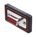 09675096715 - CONN D-SUB RCPT 9POS PNL MNT