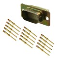 DEMA-15P - CONN D-SUB HD PLUG 15P PNL MNT