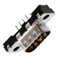 D09P24A4PA00LF - CONN D-SUB PLUG 9POS VERT SLDR