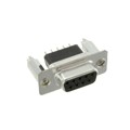 DE09-SE-1-BL - CONN D-SUB RCPT 9POS VERT SLDR