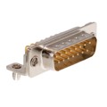 173-E15-113R461 - CONN D-SUB PLUG 15POS R/A SLDR
