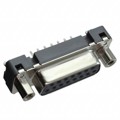 09662556513 - CONN D-SUB RCPT 15POS VERT SLDR
