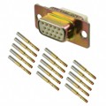 DEMA-15S - CONN D-SUB HD RCPT 15P PNL MNT