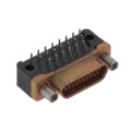 M83513/19-C01CP - CONN MICRO-D RCPT 21POS R/A SLDR