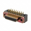 MDM-25PCBR-F222 - CONN MICRO-D PLUG 25POS R/A SLDR