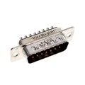 L777SDA15P - CONN D-SUB PLUG 15POS SLDR CUP
