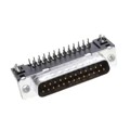 D25P33E4GL00LF - CONN D-SUB PLUG 25POS R/A SLDR