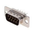 K85X-ED-9P - CONN D-SUB PLUG 9POS VERT SLDR